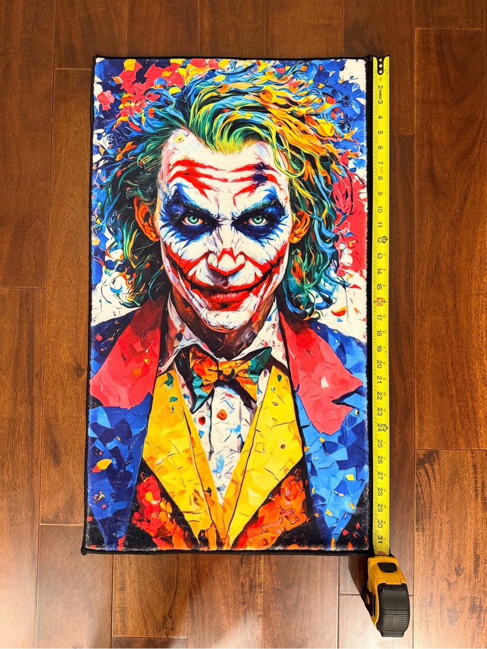 Joker Soft RUG - Vibrant Multicolor Portrait - Picture 3 of 3